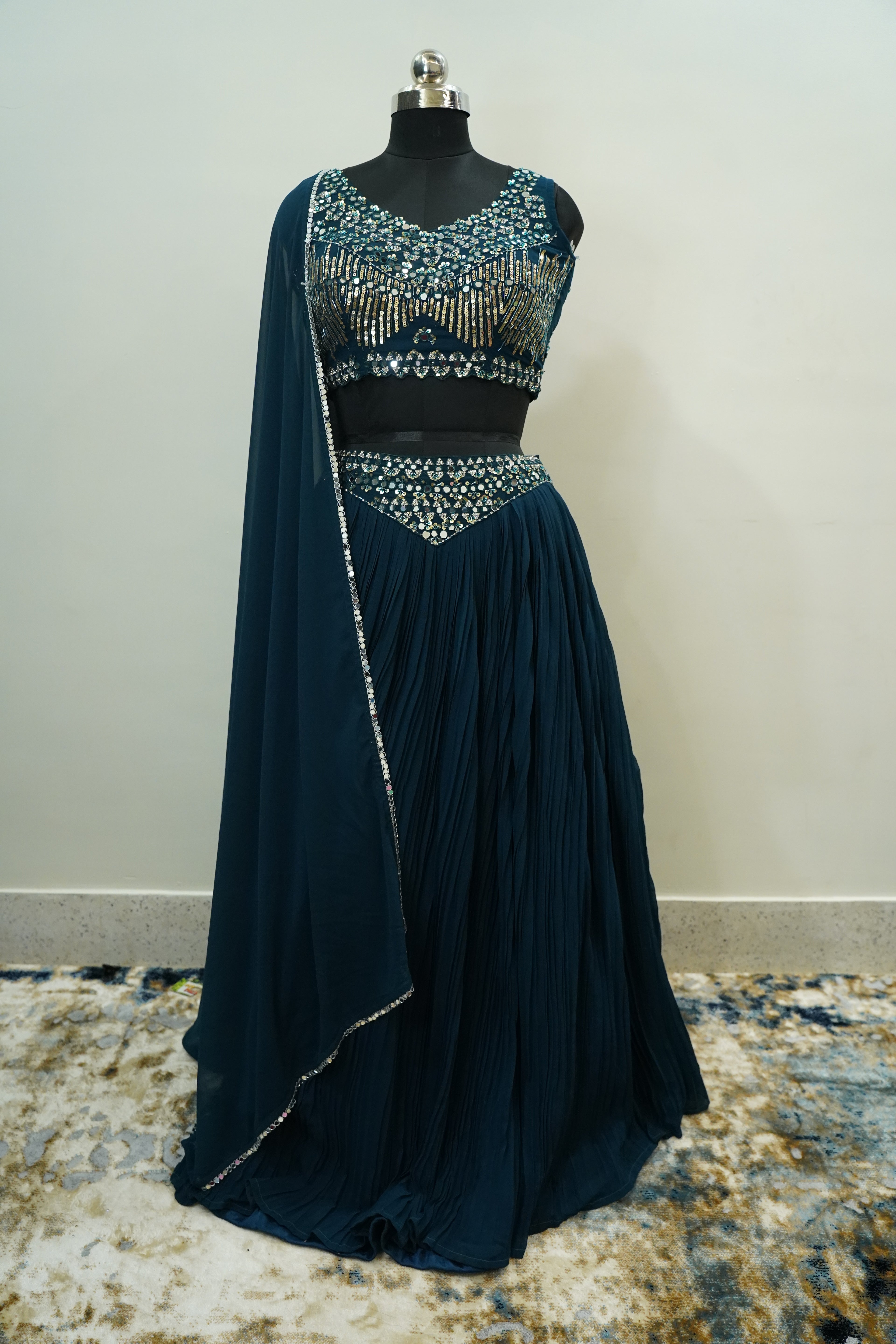 Lehenga - Blue